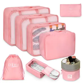 Factory Price 8-Piece Travel Bag Set Compression Packing Cubes for Kids