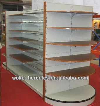 Wal-Mart standard Professional manufacturer display supermarket shelves/shelf /shelving Hebei woke metal