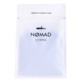 Exklusive Soft Touch Primärverpackung von weißem Design Kaffeebeutel