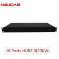 16 ports Hub2.0 200W haute puissance