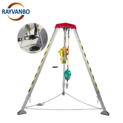 Rayvanbo High-Quality Lifting Tripod: Premium Aluminium Firefighting and Rescue Equipment