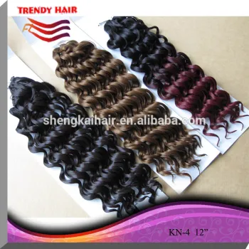 Quality fashion heat resistant synthetic two tone braiding hair