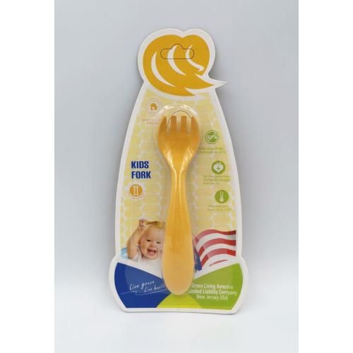 Premium Tahan Tahan Tahan Eco Berbasis Jagung Kids Fork Kids