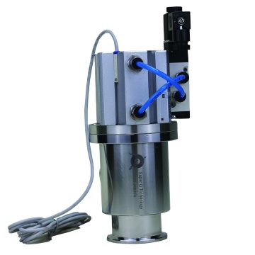 NW Clamp Flange Connect Series Vacuum Gas Pneumatic Angle Seat Valve