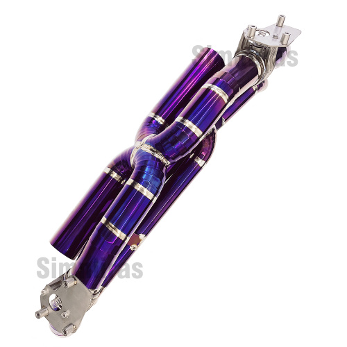 Titanium Purple Fit Porsche 992 Carrera's 3.0L Turbo 20-24 Pro-1 Center X-Pipe Wydech