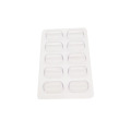 Pielāgotas drošības caurspīdīgas kapsulas tabletes blisteru paplātes