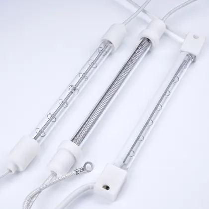 Wholesale Twin Tube Infrared Quartz Heating Halogen Lamp for Heraeus Printer