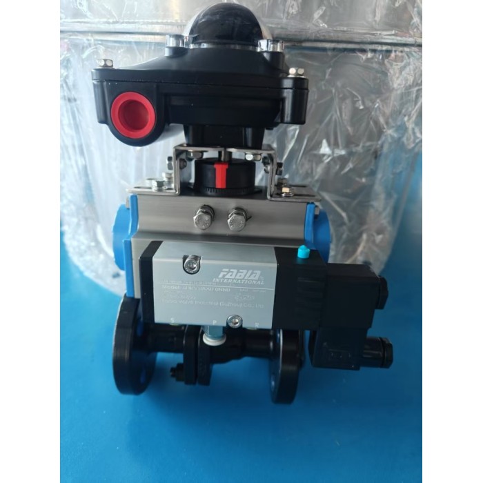 Van bi mặt bích khí nén