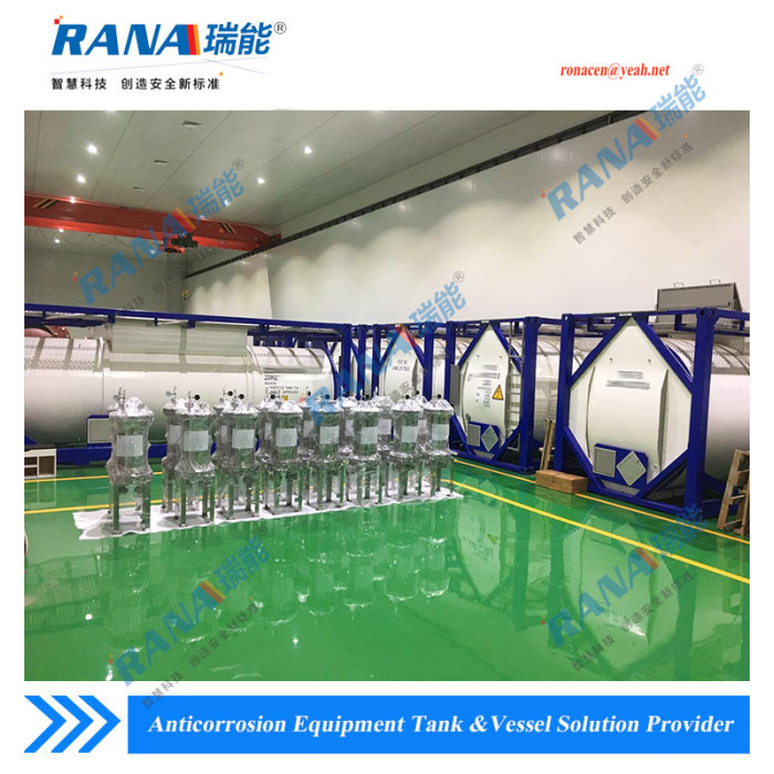 Бак ISO з футроўкай ETFE для электроннай хімічнай кіслаты