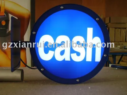 sucking advertising light box