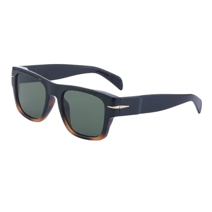 2024 Vintage Luxury Brand Square Frame Polarized Sunglasses for Men