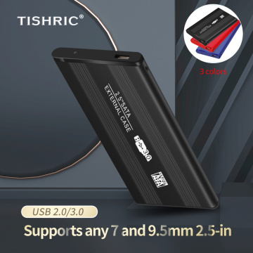 TISHRIC HDD Case Usb 3.0 2.0 To Sata 8 TB External Hard Drive Case Hdd Enclosure Hard Disk Case 2.5 Inch Mobile External Hdd Box