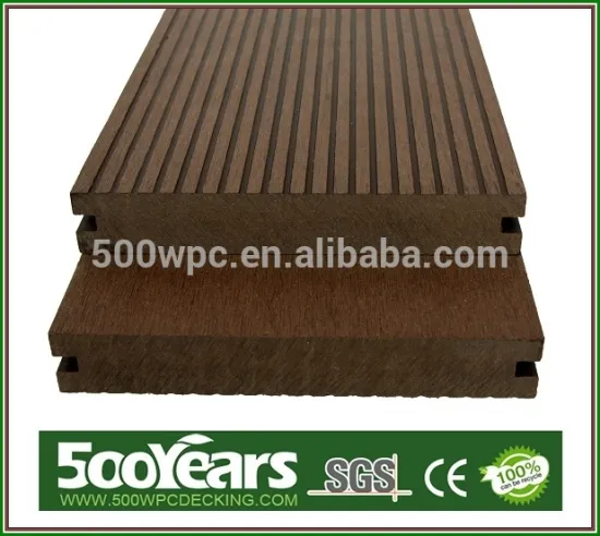 2015 fashionable Eco-frinendly weather resistant WPC decking WPC decking / wood plastic composite decking for modern house