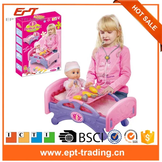 Pretend Play Baby Sway Crib Toys For Girls