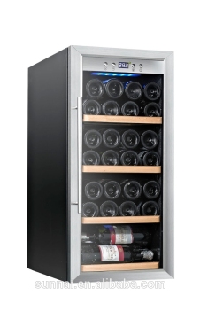 28 bottles single zone wine refrigerator cabinet