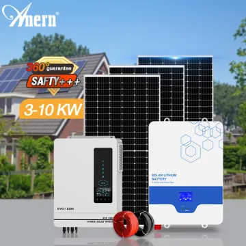 Lithium Battery Pack Off Grid Hybrid Solar Power System 15kW/5kW/10kW