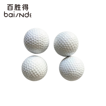 Golf practice balls with dimples