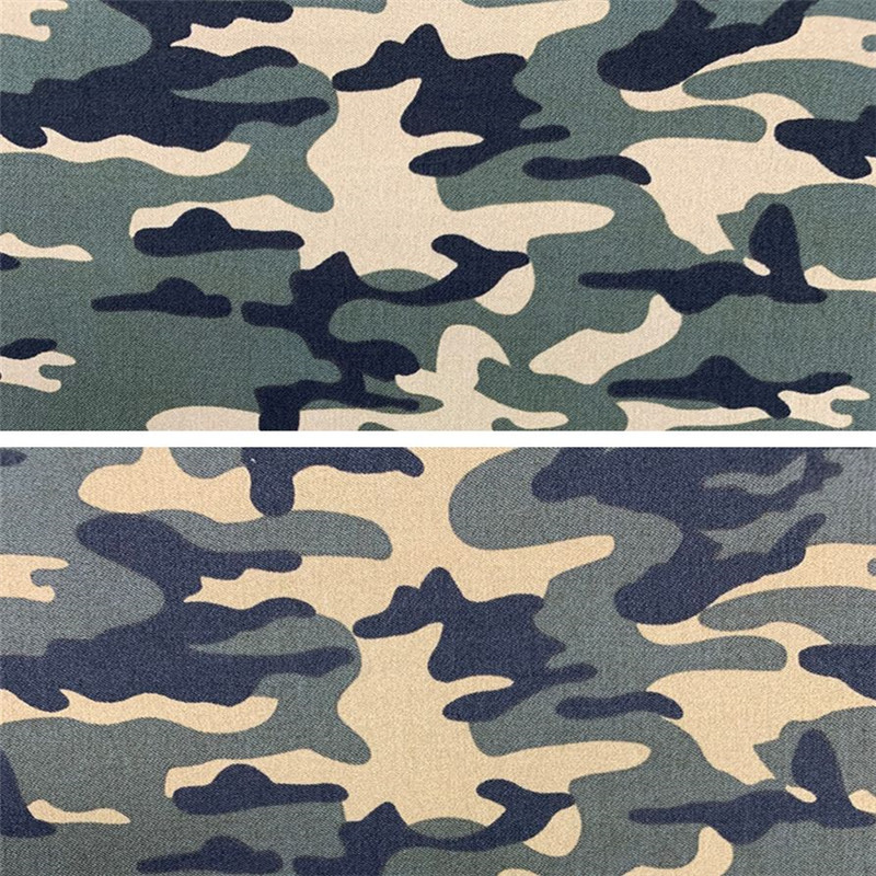 Camouflage Print Jacket Fabric