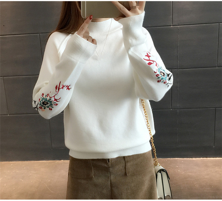 Fashion Embroidery Sweater