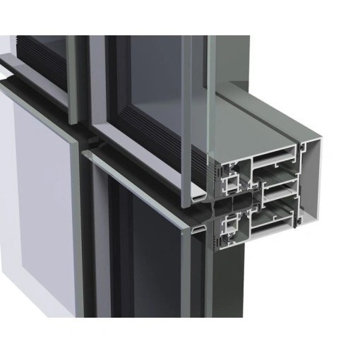 Видимая рама Изолированная стеклянная ненесущая стена