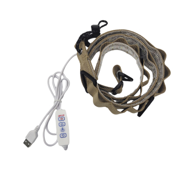 Portable Adjustable Outdoor Clothesline with Lanyard Rope and Lighting