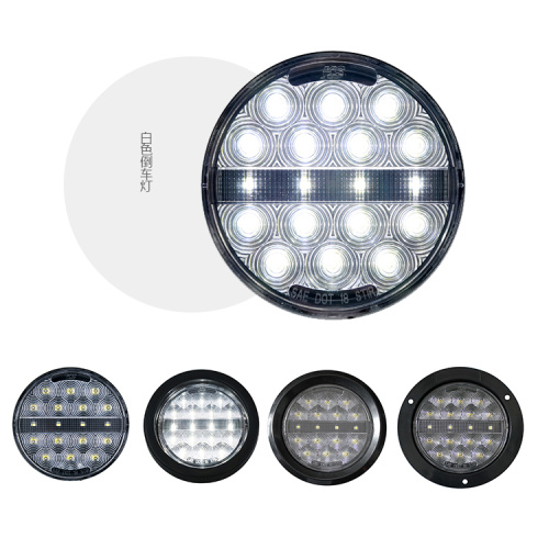 વોટરપ્રૂફ 4 '12 વી 24 વી એલઇડી રાઉન્ડ ટ્રક ટેઇલ લાઇટ લેમ્પ્સ પણ ટ્રેલર, કમર્શિયલ વ્હિકલ, કારવાં માટે વપરાય છે