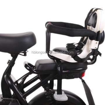 Large Electric Bicycle Child Safety Seat with Windproof Cotton Canopy