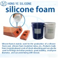 Liquid Flame Retardant Foamed Silicone for Shock Buffering