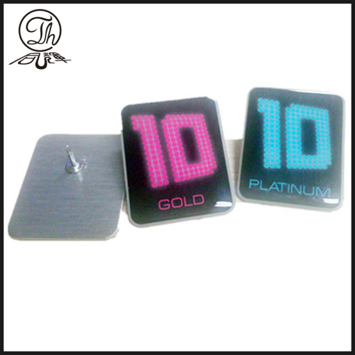 Printing Ribbon pin badge design making