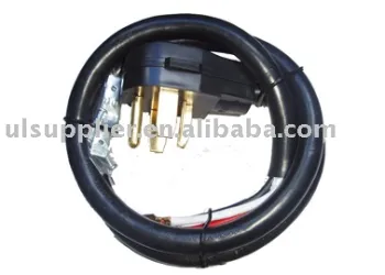 UL-listed 30 AMP 4 Wire Range and Dryer Cord 6FT/SRDT Cord(Sku#:06-PT100406)