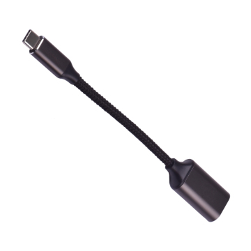 Bi-Color Adapter 3.1 Male/Female USB 2.0 to 3.0 Data Nylon Braided OTG Type-C