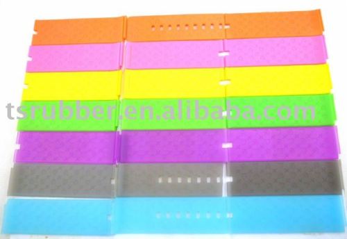 Colorful silicone watch straps