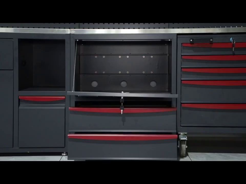 OEM Customized Garage Storage Workstation Tool Solution