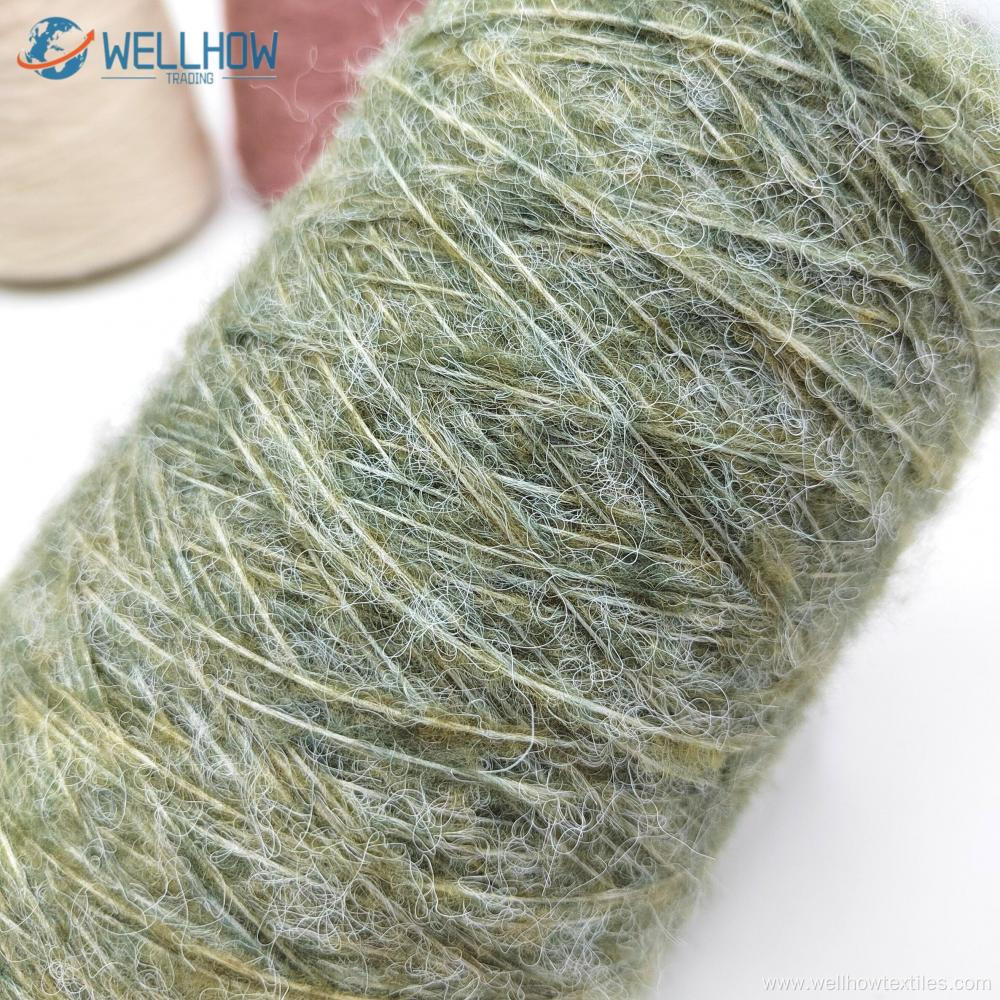 1/6nm Acrylic Nylon PBT Brushed Yarn