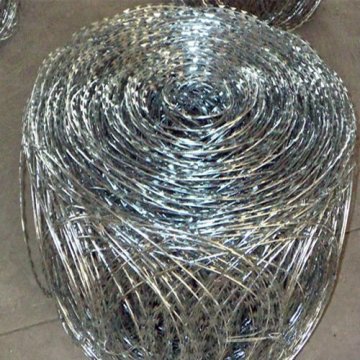 galvanized flat razor barbed wire