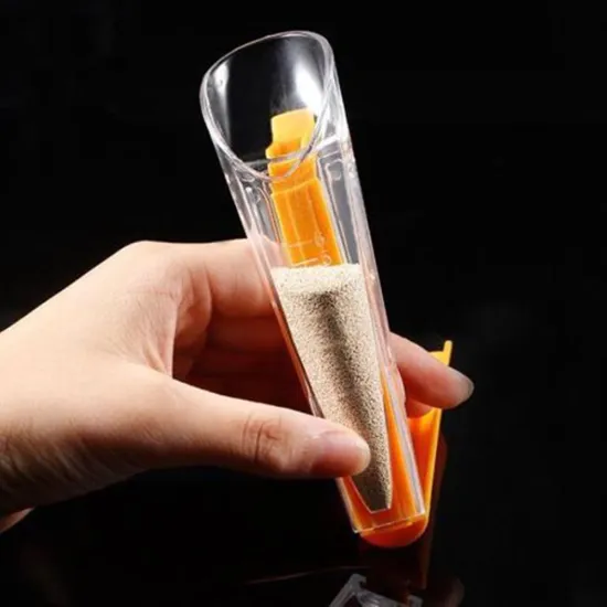 multifunctional baking tool plastic dry yeast measuring cup with sealing clip