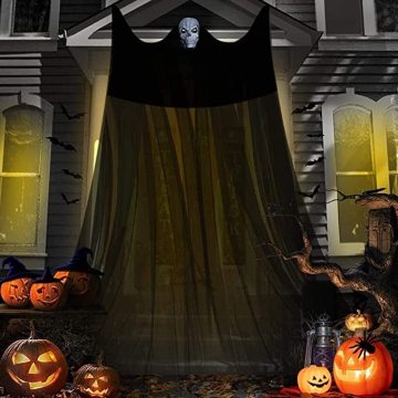 Halloween Bar Haunted House Decoration Props: Creepy Shrilling Hanging Ghost