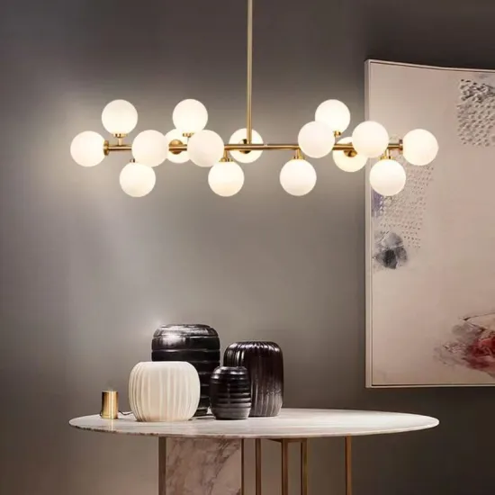 Modern LED Chandelier for Nordic New Restaurant Bar Counter