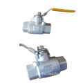 China Supplier: High-Quality 2000WOG 2P SS304 Stainless Steel NPT Socked Welded Ball Valve