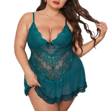 Custom Logo Private Label Dropshipping Plus Size Luxury Babydoll Lingerie 4XL