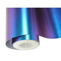 caméléon brillant met violet bleu wrap wrap vinyle