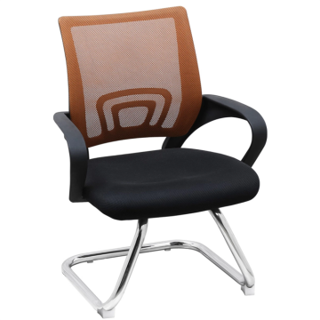 Modern Executive Office Chair: Comfortable, Ergonomic Design with Wheels and Mesh Fabric