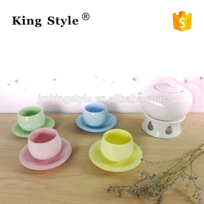 Ceramic Tea Cup and Teapot