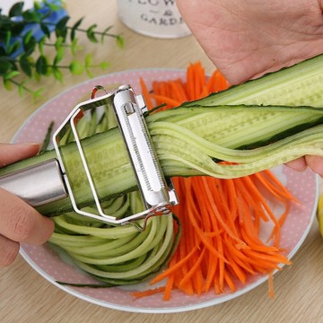 kitchen tools Stainless Steel Multi-purpose Vegetable Peeler&Julienne Cutter Julienne Peeler Potato Carrot Grater Kitchen Tool