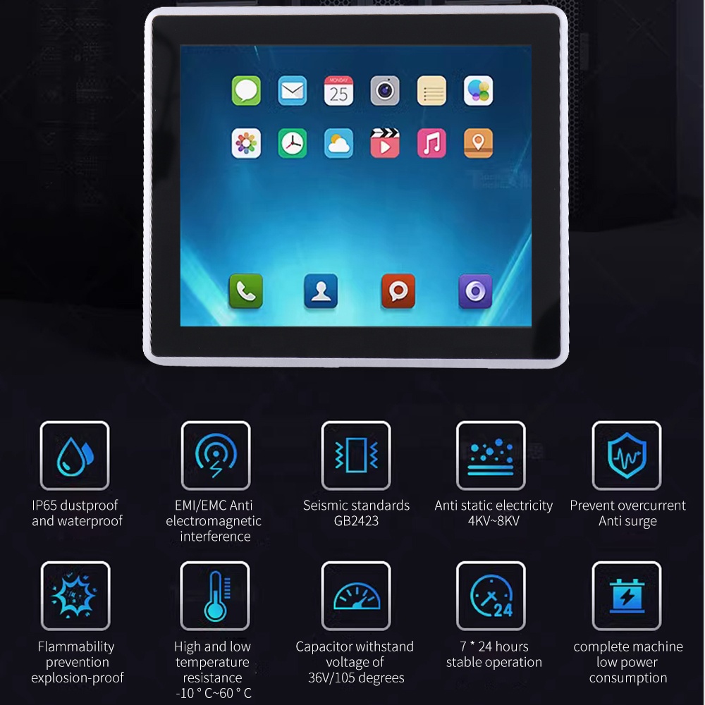high resolution multi-touch industrial computer
