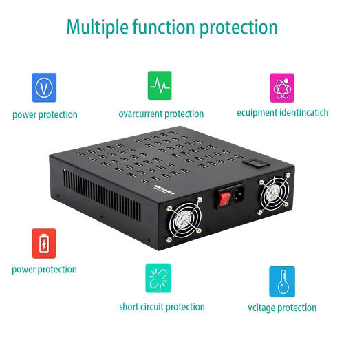 Multi-Port USB-laddare 600W