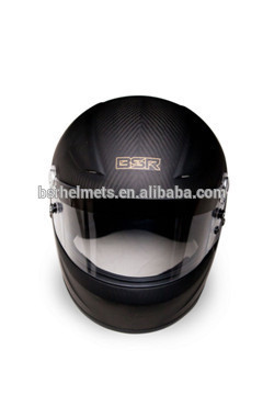 Carbon Fiber Racing Helmet with SNELL SAH2010 and FIA8858-2010 standard