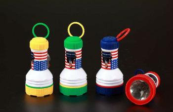 the cheapest plastic mini flashlight with ring