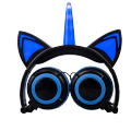 Glowing Unicorn Cat Ear LED Adjustable Lipat Headphone
