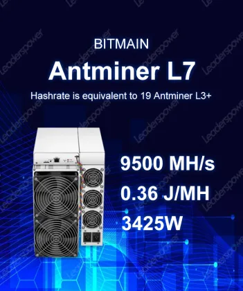 Blockchain LTC Miner Bitmain Antminer L7 9500Mh/s